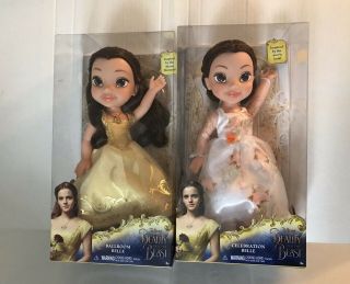 Disney Beauty And The Beast Ballroom Belle And Celebration Dolls