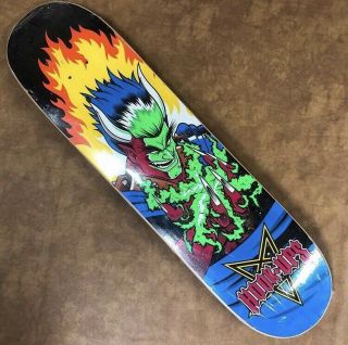 1995 - 97 Hook - Ups Skateboard Nos In Shrink Devil Man Anime Klein Nurse Rare