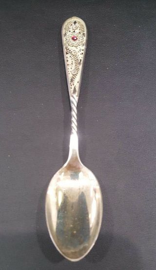 Antique Michelsen Handarbeit Small Silver Spoon Set Otto Stubbe Horneburg 3
