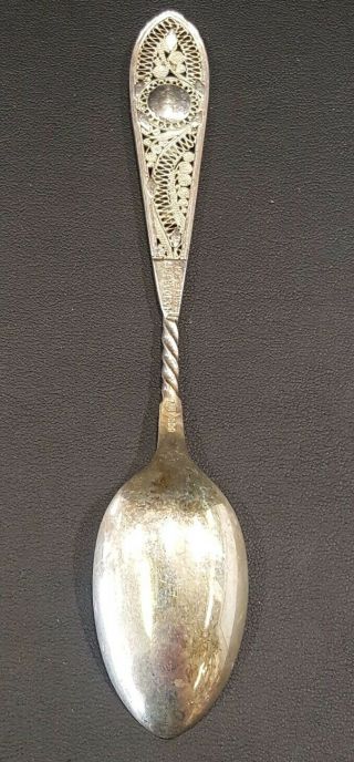 Antique Michelsen Handarbeit Small Silver Spoon Set Otto Stubbe Horneburg 5