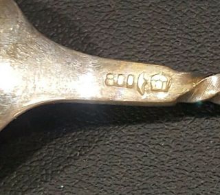 Antique Michelsen Handarbeit Small Silver Spoon Set Otto Stubbe Horneburg 6