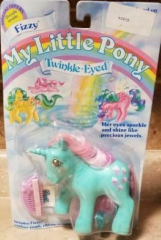 My Little Pony Vintage G1 Moc Twinkle Eyed Fizzy