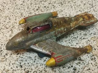 Vintage Rocket Racer 7 Tin Toy Japan