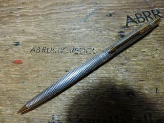Vintage Sterling Silver Gold Trim GT PARKER Classic Cisele Mechanical Pencil USA 2