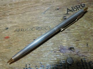 Vintage Sterling Silver Gold Trim GT PARKER Classic Cisele Mechanical Pencil USA 5