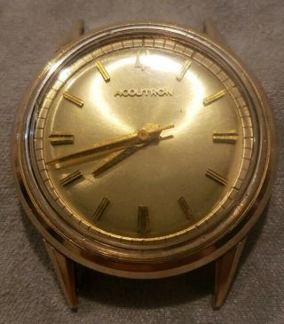 Vintage Bulova Accutron Wristwatch 10k (gold - Fill) Stainless Steel,  Bonus Watch
