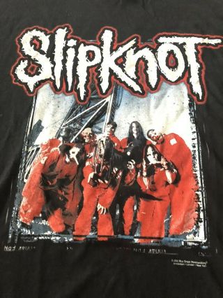 Slipknot Rare Official 2000 Blue Grape Crane/barcode Shirt Size Xl - Vintage Vtg