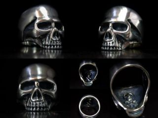 Keith Richards Skull Ring Sterling Silver Rolling Stones Rare Boon Jewelry 09