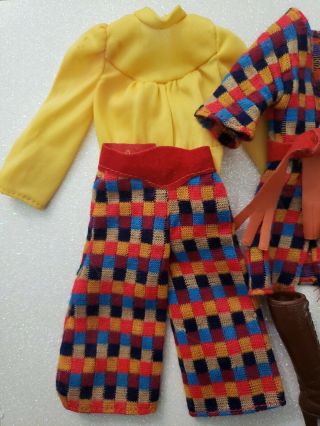 HTF Vintage Barbie Fashion Originals 9424 Gauchos - Tunic - Blouse - Hat - Boots - Skirt 3