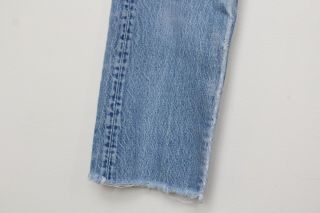 Vintage Early 80’s Levis Small E 501 Jeans 26 X 29 USA Faded Blue Cut Rare 5