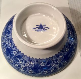 Vintage B & O Railroad Shenango China Footed Bowl Thomas Viaduct 1827 - 1977 5