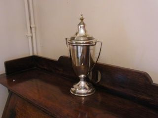 Antique Silver Plated Trophy Cup Napier Paint Cup 1925 Calcutta Trophy Award Cup