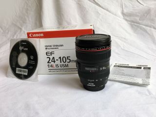 Canon EF 24 - 105 mm f/4L IS USM Zoom lens - Rarely - 1 Owner (0344B002) 4