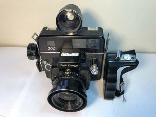 Rapid Omega 200 Camera Kit with Rare Wide Omegon Lens 1:5.  6 58mm 2