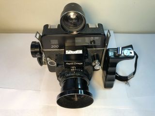 Rapid Omega 200 Camera Kit with Rare Wide Omegon Lens 1:5.  6 58mm 8