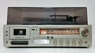 Vintage Am/fm/cassette/turntable/8 Track Combo Stereo Realistic 13 - 1208