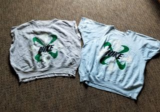 2 Vintage Nike Pinwheel Sweatshirts Sweats Cotton