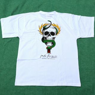 POWELL PERALTA Mike McGill vintage T Shirt 80s circa 1984 Large White NOS 2