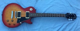 Epiphone Les Paul 100 Vintage Cherry Sunburst Electric Guitar Made In Korea