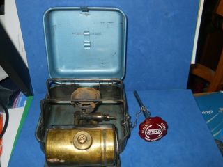 Vintage Optimus 8r Camping Backpack Hunting Stove Made In Sweden