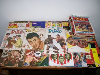 50 - Vintage Ring Boxing Magazines