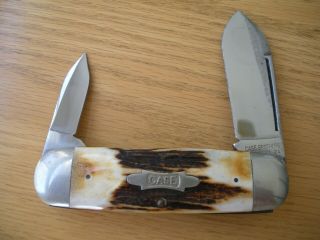 Rare 1995 Case Xx Classic 52050 Stag Sunfish / Elephant Toe Knife