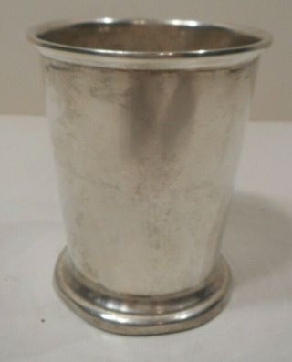 3 - 3/4 " Tall Sterling Silver Julep Cup 58 By Poole 100.  3 Grams