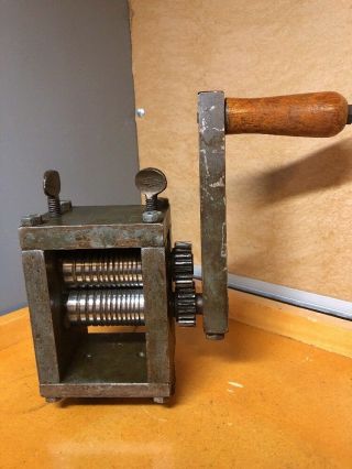 Jewelry Tool,  Vintage Wire Vice Rolling Mill