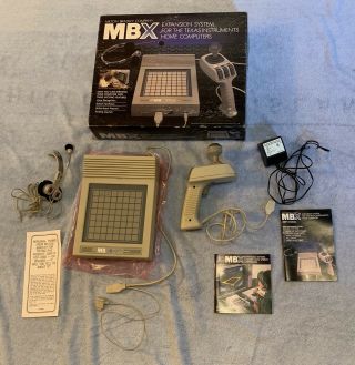 Vintage Mbx Expansion System Texas Instruments Home Computers Cib 1983 Rare