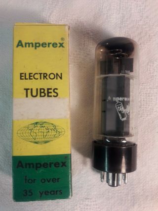 Vintage Amperex 6ca7/el34 Bugle Boy Tube Made In Gt.  Britain