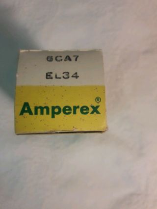 Vintage Amperex 6CA7/EL34 Bugle Boy Tube MADE IN GT.  BRITAIN 5