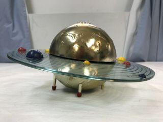 Vintage 1961 Vacumet Plan - It Solar System Coin Bank Sun Planets Space