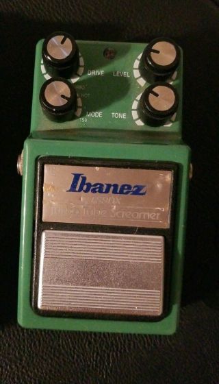 Vintage Ibanez Ts9dx Turbo Tube Screamer Overdrive Pedal Made In Japan