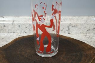 Vtg Red Dancing Men Man Cocktail Martini Shaker Bar Ware 3