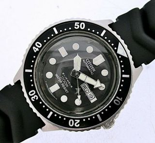 Modded Citizen Gn - 4 - S 51 - 2273 Mens Auto Day Date Dive 8100281 Watch Nr