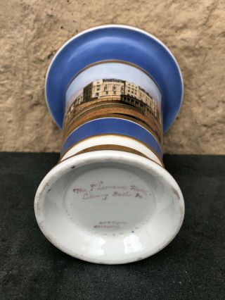 Antique Worcester Doe & Rogers Porcelain Vase - St Leonard Hotel Hastings C.  1830 3