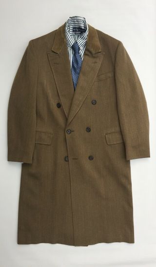 Vintage Brooks Brothers Beige Chesterfield Coat 40r