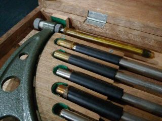 Vintage Mitutoyo micrometer set 6 - 12 5