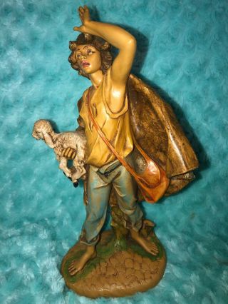 12 " Micah - Fontanini Nativity Number 52958 Vintage From Estate