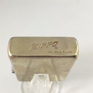 10k GOLD FILLED GE General Electric Refrigerator Zippo - Rare Advertising 5