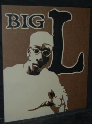 Big L Pop Art Poster Painting Rap Music Rare