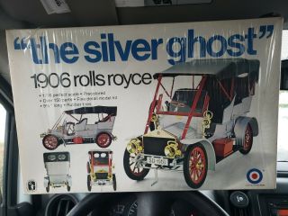 Entex The Silver Ghost 1906 Rolls Royce Model Kit Factory