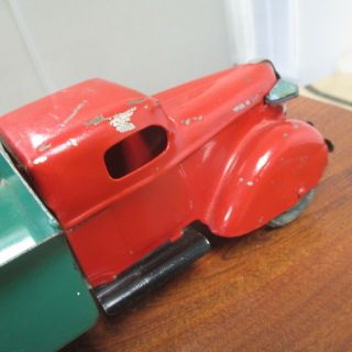 EARLY Vintage WYANDOTTE PRESSED STEEL DUMP TRUCK 12 - 1/2 