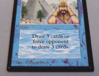 MtG Magic: the Gathering Collector ' s Edition CE Ancestral Recall MP 3