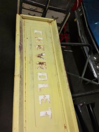 Vintage 55 - 59 Chevy Tailgate Stepside Truck 3100 Tailgate
