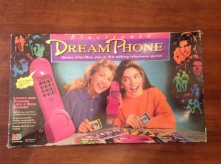 Vintage 1991 Milton Bradley Electronic Dream Phone Board Game & Complete