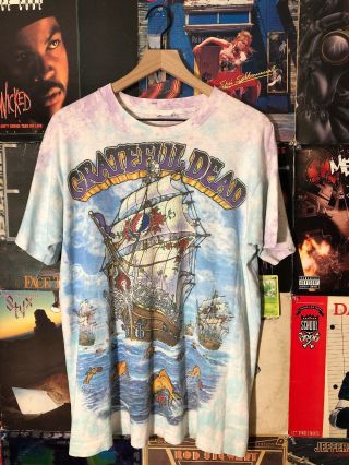 Vintage The Grateful Dead Ship Of Fools Rare 1993 T Shirt Large
