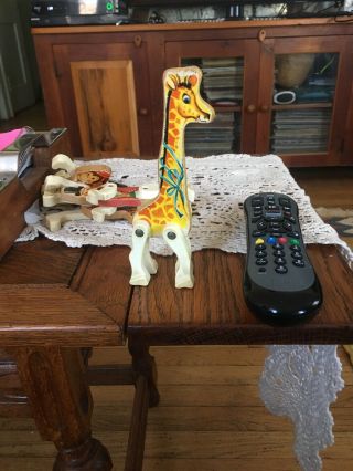 Fisher Price Circus Giraffe 908 Variant Error 1 Of A Kind Reverse Graphics
