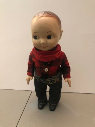 Vintage Buddy Lee Jeans Advertising Doll