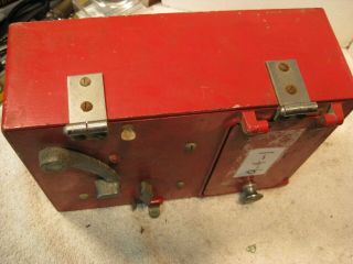 Vintage S.  A.  F.  A.  innerbox fire alarm mechinism 7